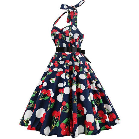 Robe Vintage Pois & Cerises 50's