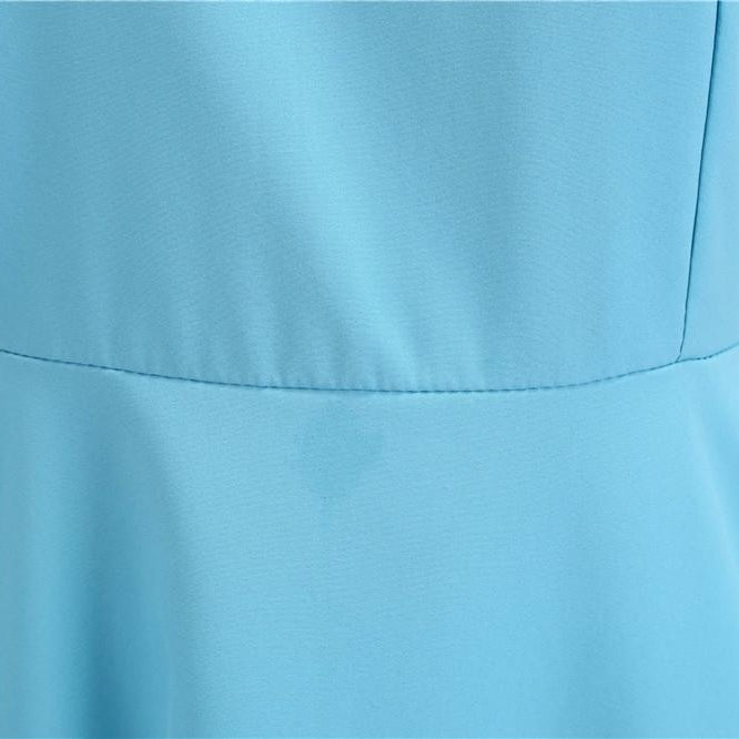 Robe Vintage Turquoise à Col en Dentelle 50's