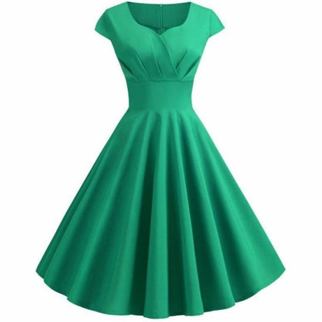 Robe vintage Verte Vintage