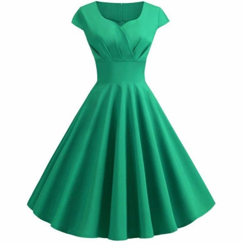 Vintage Grünes Vintage Kleid