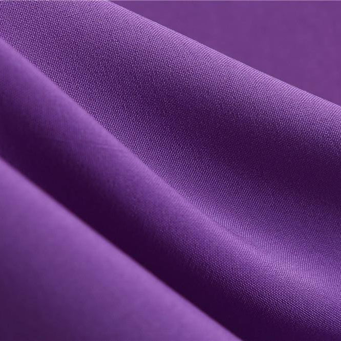 Robe Vintage Violette à Col en Dentelle  50's