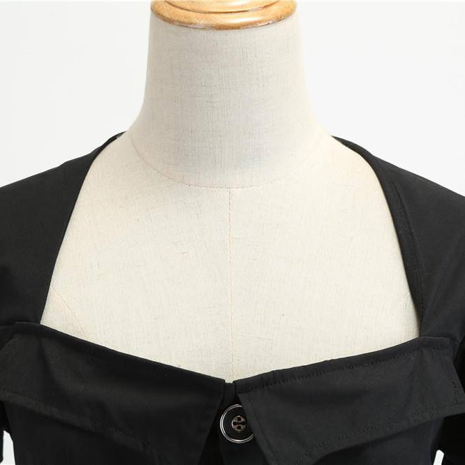 Robe vintage de Cocktail Noir Intense