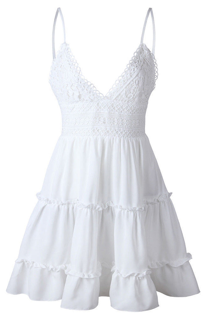 Robe Blanche Hippie Bohème - Mahaut