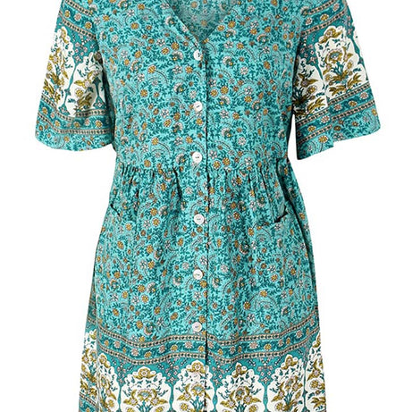 70er-Jahre-Bohemian-Kleid - Bertille