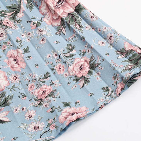 Robe Bohème Turquoise à Ceinture - Annabelle