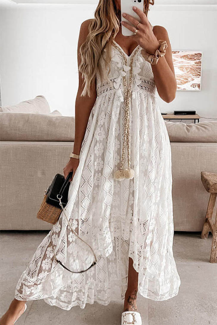 Robe Bohème à Pompon - Jeanne