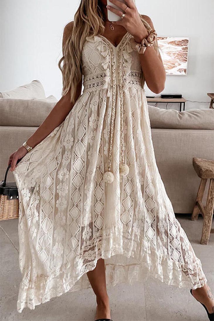 Robe Bohème à Pompon - Jeanne