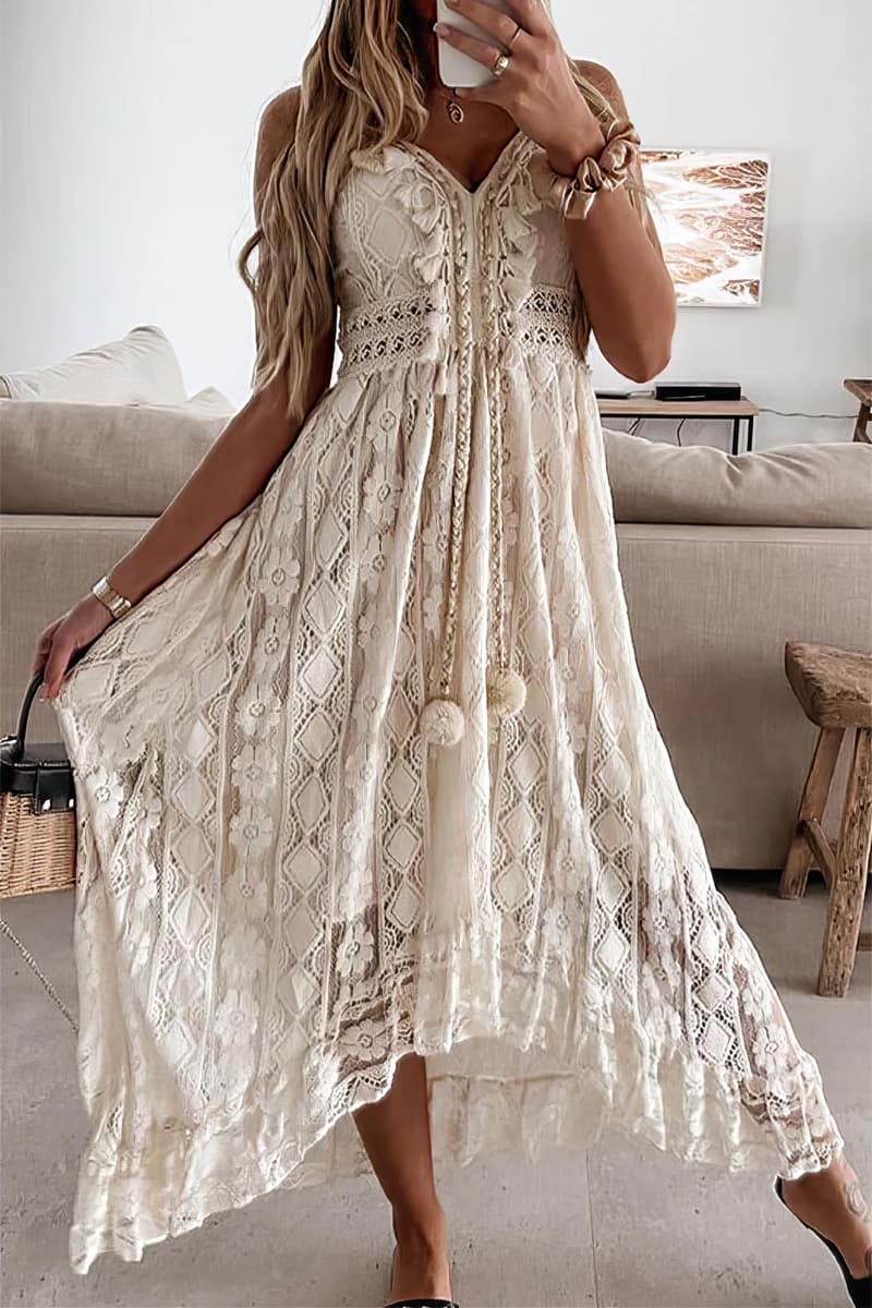 Robe Bohème à Pompon - Jeanne