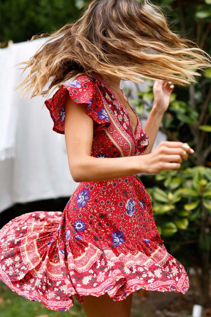 Böhmisches Country-Chic-Kleid – Lucille
