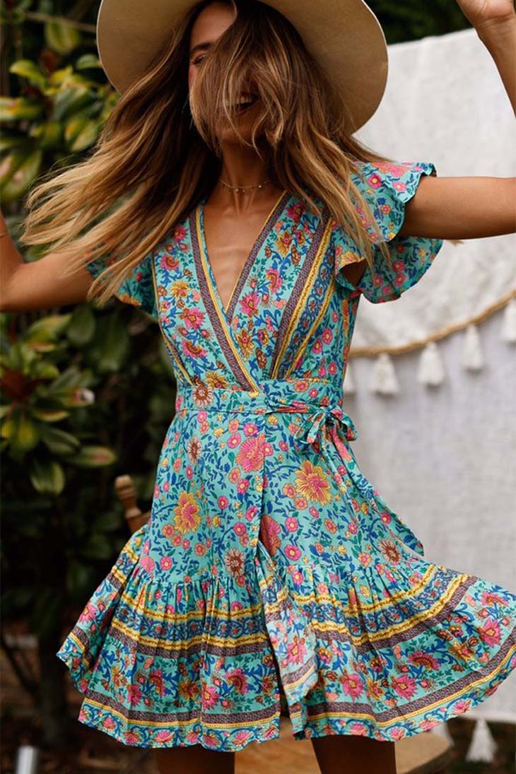Böhmisches Country-Chic-Kleid – Lucille