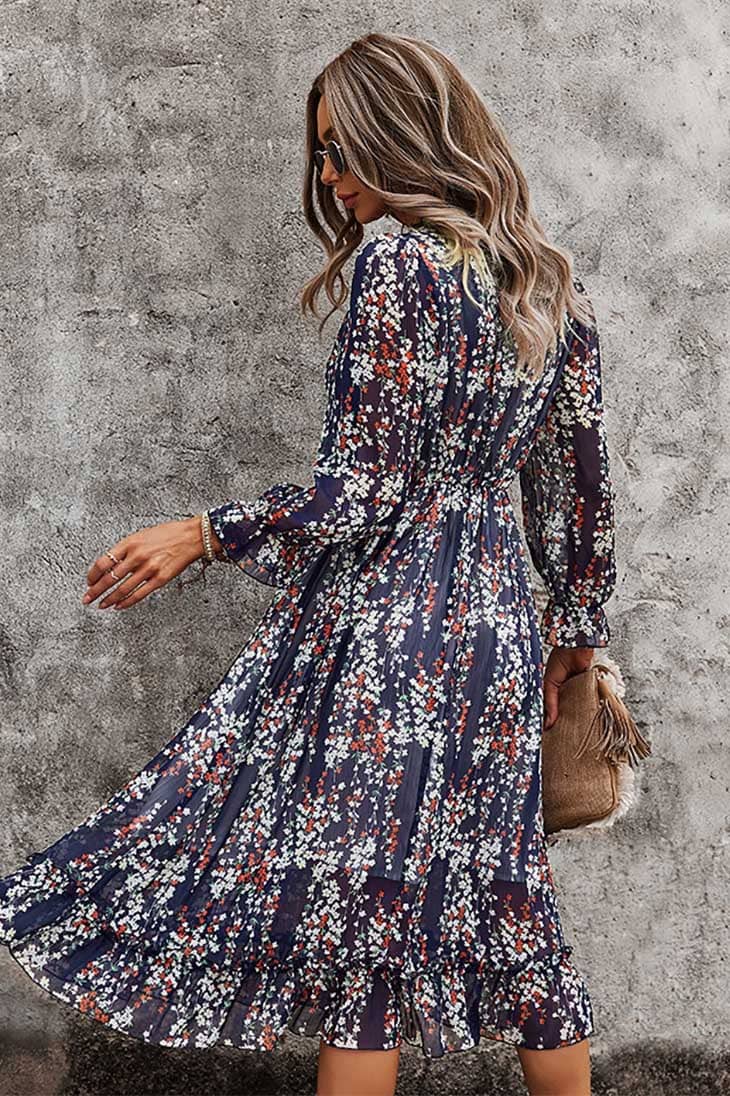Bohemian-Chic-Herbstkleid – Goldie