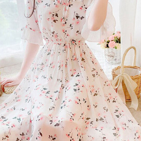 Böhmisches Kleid mit Claudine-Kragen – Anthelme