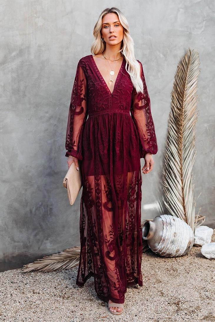 Böhmisches Schlitzkleid - Adèle