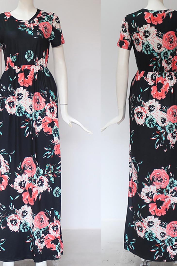 Robe Bohème Florale - Estelle