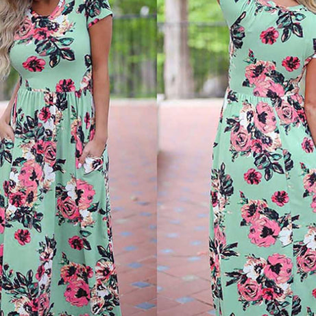 Robe Bohème Florale - Estelle