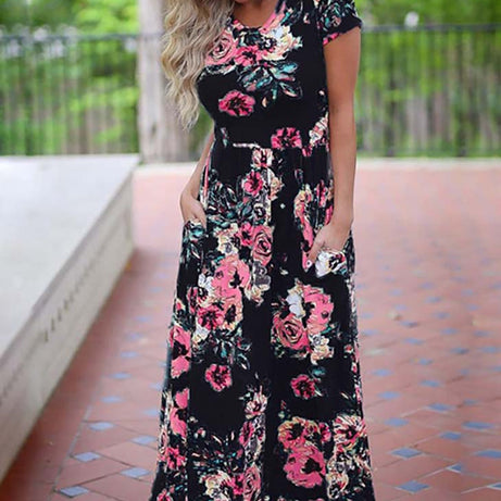 Robe Bohème Florale - Estelle