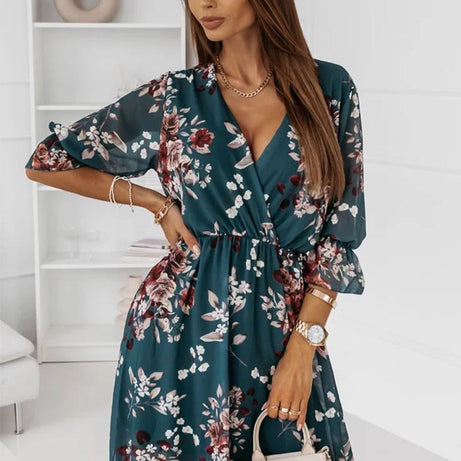 Robe Bohème Longue Fleurie - Irenée