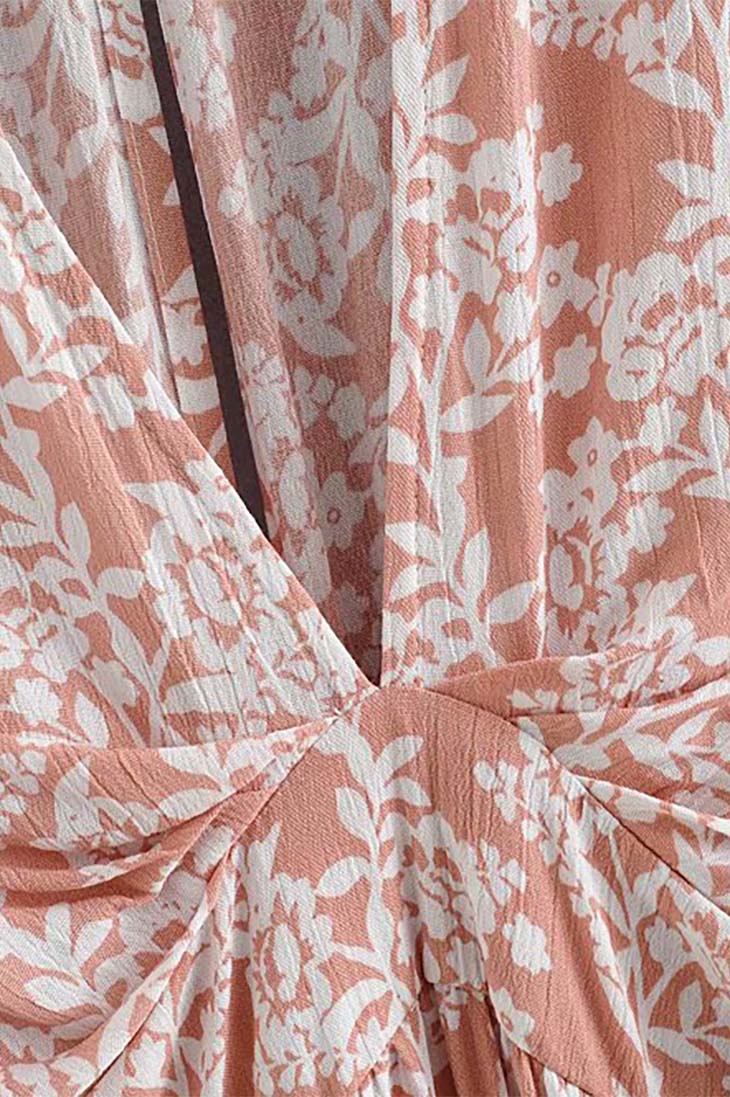 Robe Bohème Rose Pastel - Zoé