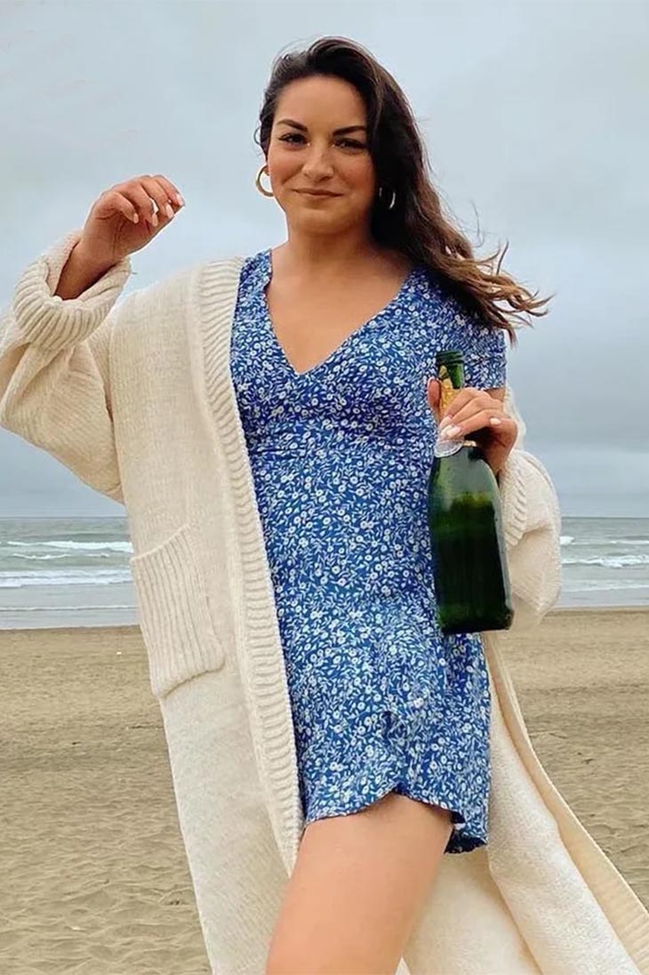 Robe Bohème Bleue - Ninon
