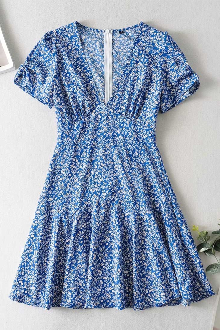 Robe Bohème Bleue - Ninon