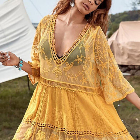 Robe Bohème Transparente - Anastasie