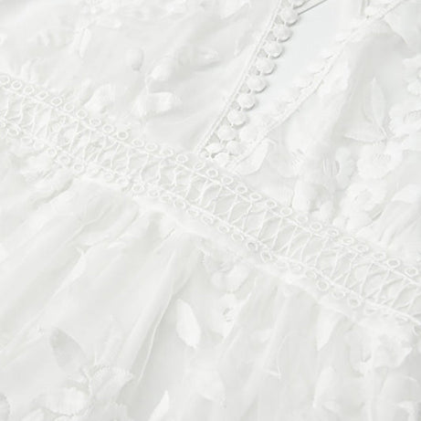 Robe de Mariée Bohème Chic Courte - Pénélope