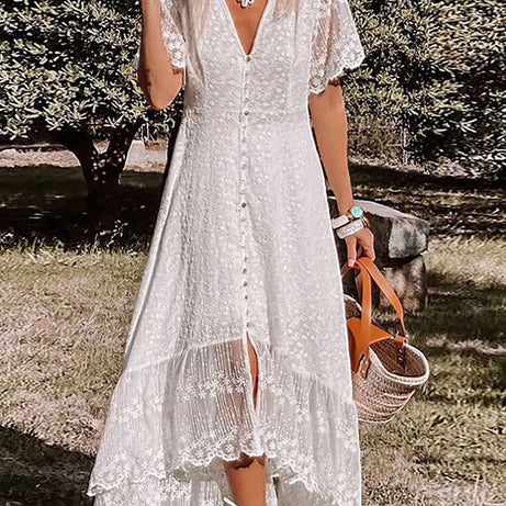 Robe de Mariée Bohème Mi Longue - Shannon