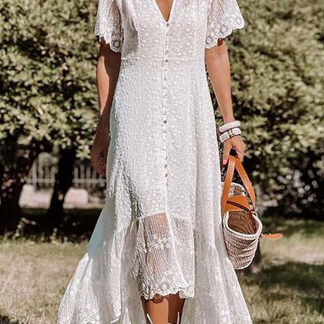 Robe de Mariée Bohème Mi Longue - Shannon