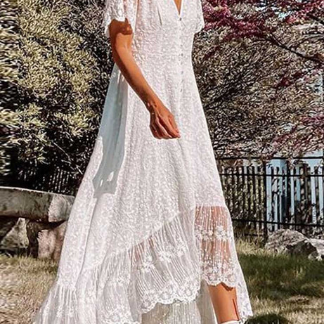 Robe de Mariée Bohème Mi Longue - Shannon