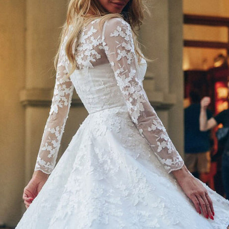 Kurzes Brautkleid im Bohemian-Stil – Victoire