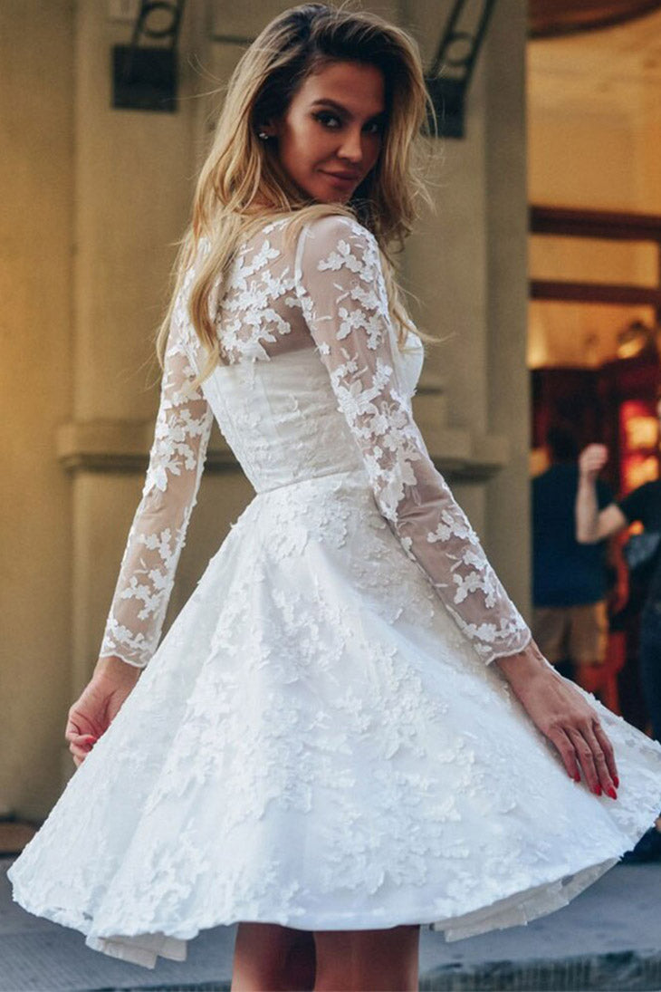 Kurzes Brautkleid im Bohemian-Stil – Victoire