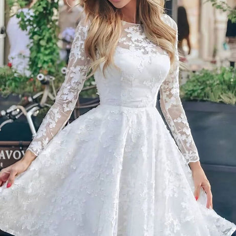 Kurzes Brautkleid im Bohemian-Stil – Victoire