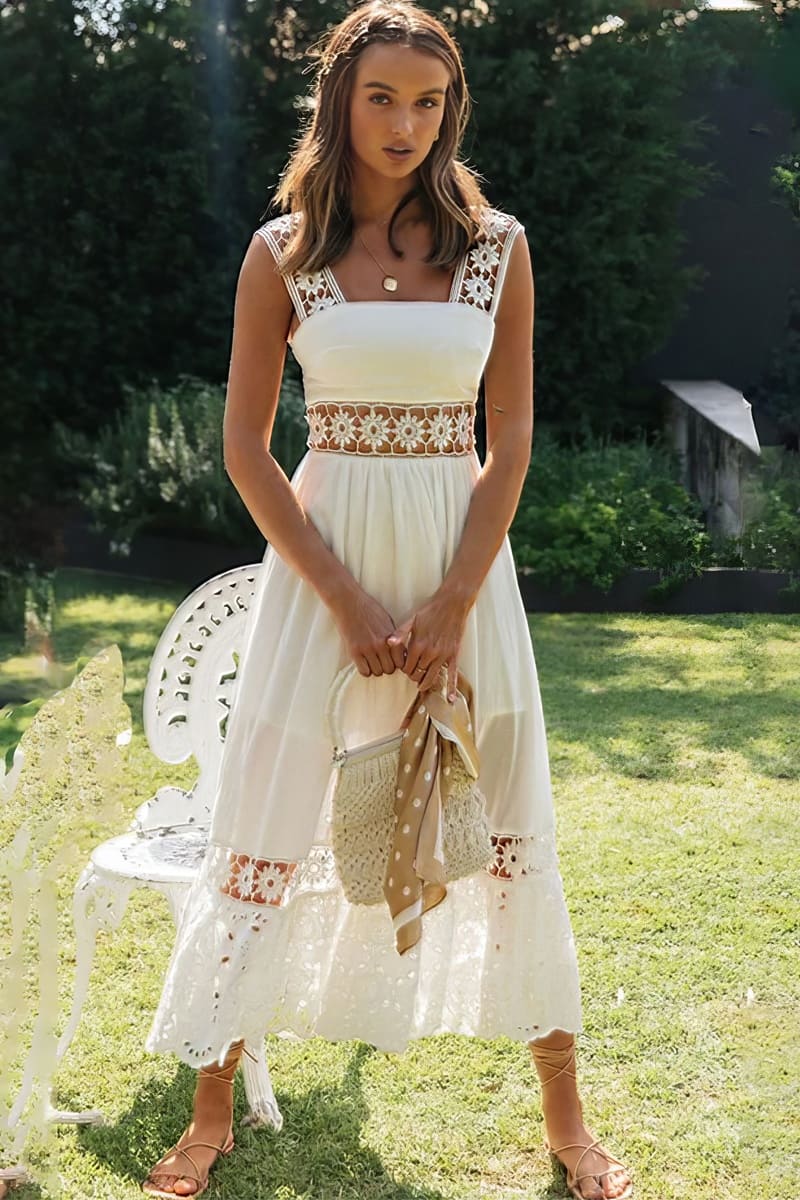 Robe de Mariée Bohème Florale Fluide - Clarence