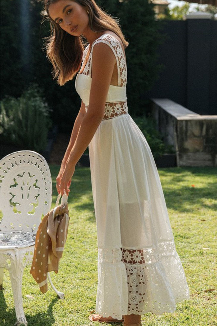 Robe de Mariée Bohème Florale Fluide - Clarence