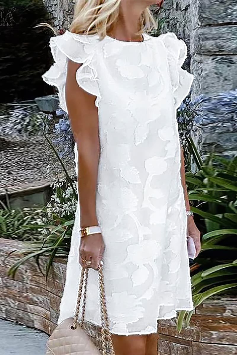 Robe Dentelle Bohème Courte - Clarisse