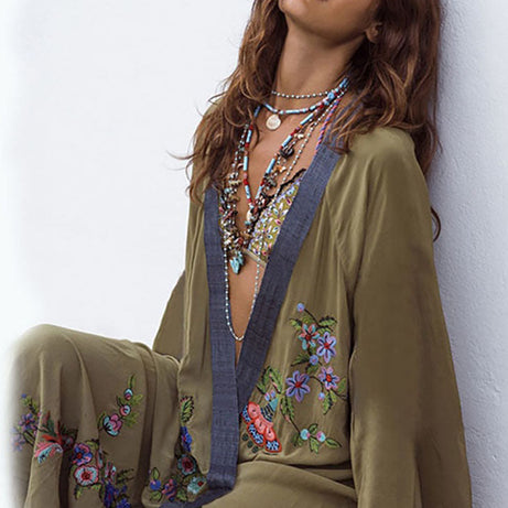 Robe Longue Bohème Hippie Vintage - Hailey