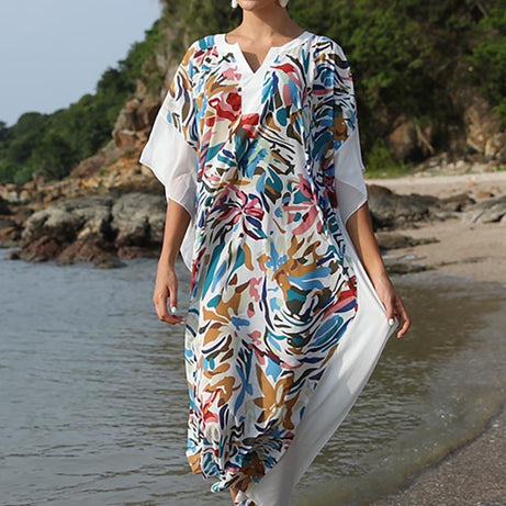 Robe Longue Grande Taille de Style Bohème - Scarlett