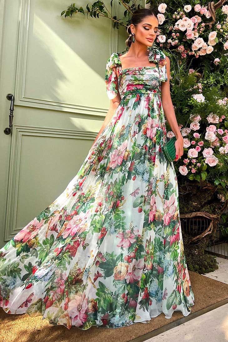 Romantisches langes Bohemian-Kleid - Grace
