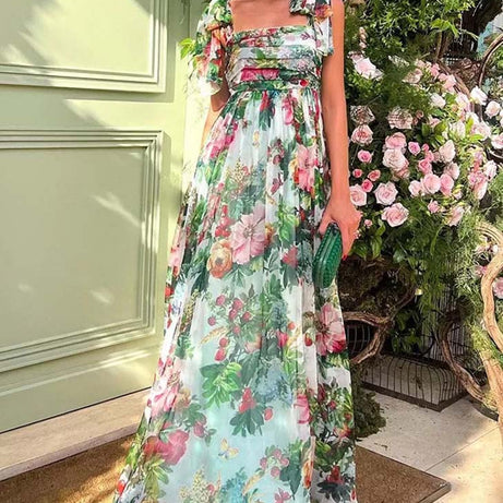 Romantisches langes Bohemian-Kleid - Grace