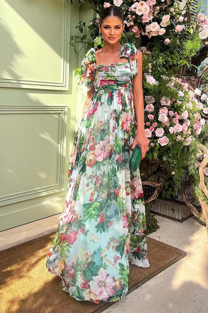 Romantisches langes Bohemian-Kleid - Grace