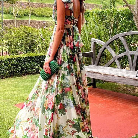 Romantisches langes Bohemian-Kleid - Grace