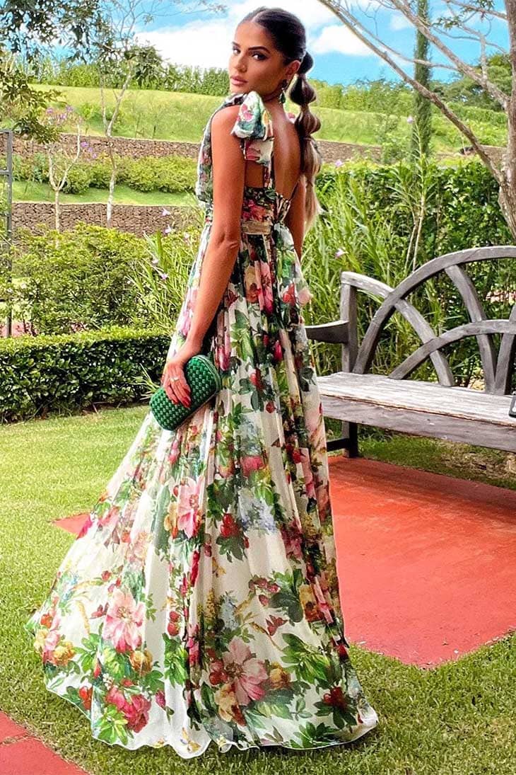 Romantisches langes Bohemian-Kleid - Grace