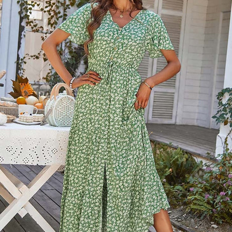 Robe Longue Vintage Bohème - Léopoldine
