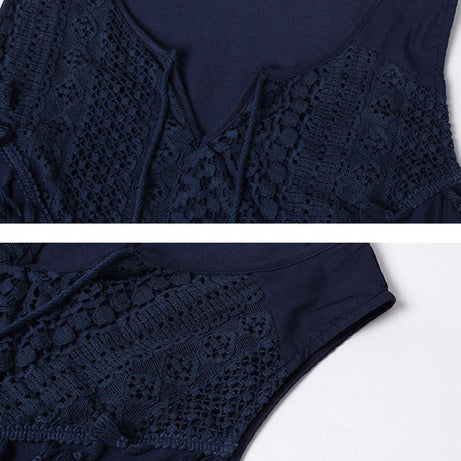 Robe Patineuse Bohème - Prune