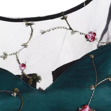 Robe vintage Dentelle Semi-Transparente