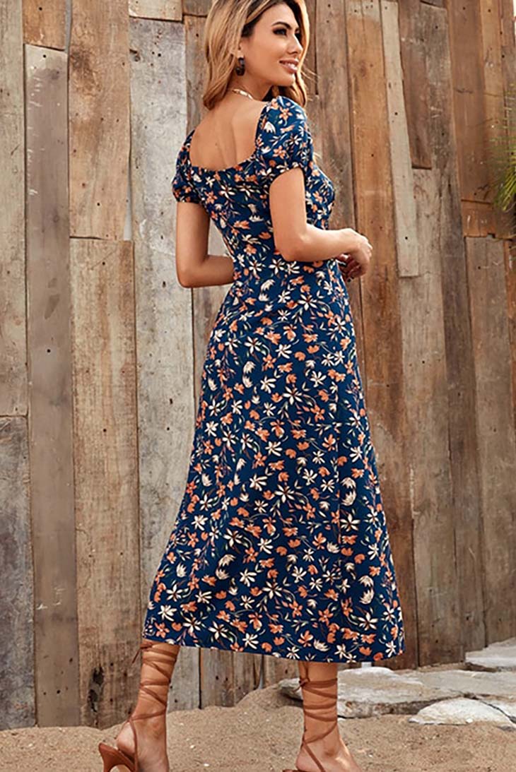 Romantisches Bohemian-Chic-Kleid - Clotilde