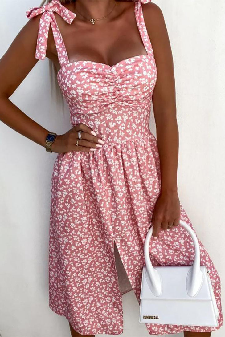 Robe Rose Bohème Chic - Irma