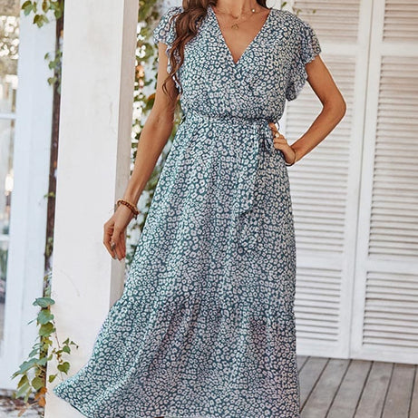 Robe Bohème Chic Rose Poudre - Claire