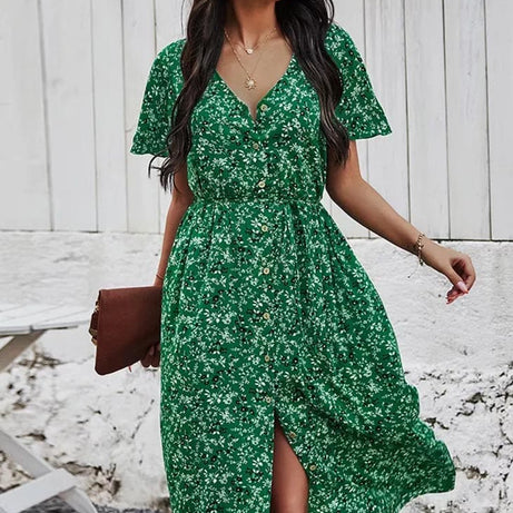 Robe de Soirée Bohème Chic - Léontine