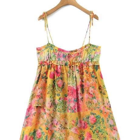 Robe bohème Style Fleur Imprimé Pour Femmes